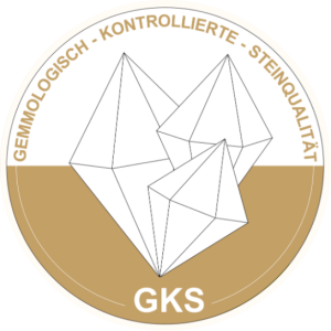 Siegel der GKS – gemmologisch kontrollierte Steinqualität